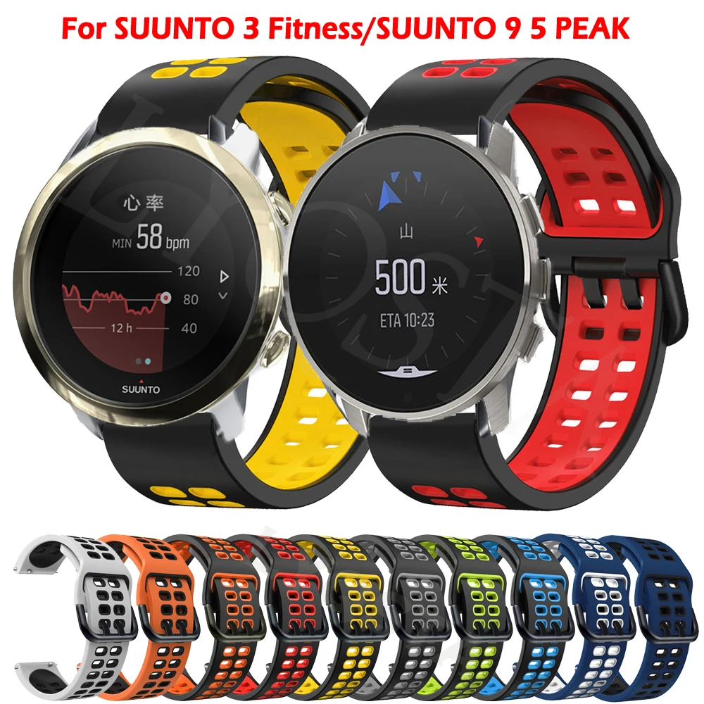 Cinturino In Silicone 22/20Mm Per Suunto 3 Fitness/9 5 Peak Suunto3 Correa Bracciale Per Lemfo K22/Dtx Smart Watch Cinturino Cinturini Cinturino