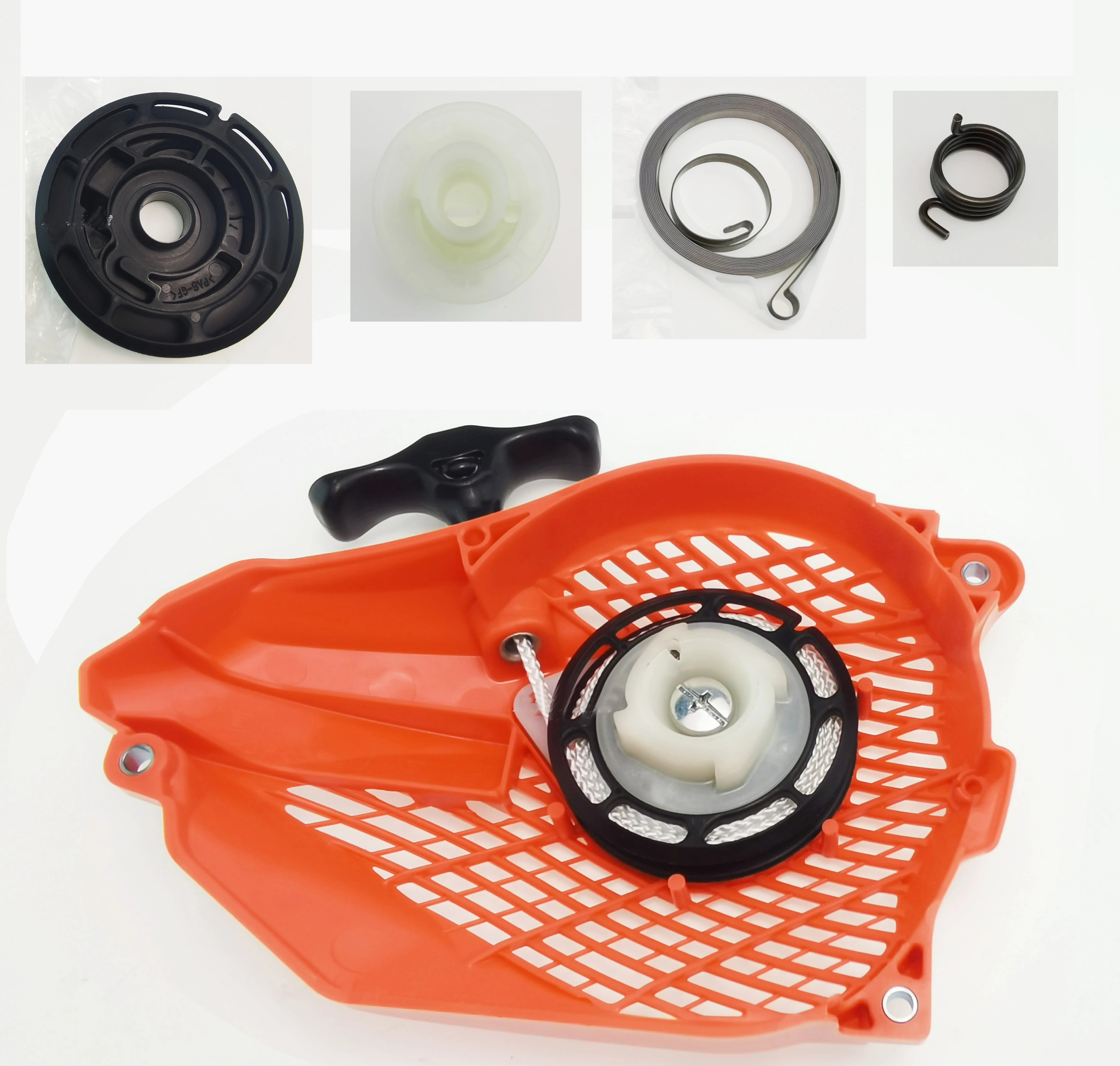Estrattore Manuale Di Ricambio Starter Recoil Torsion Spring Rewind Plastic Pawl Wheel Echo Cs2511 Tes Shindaiwa 251Ts Sega A Catena Con Manico Superi