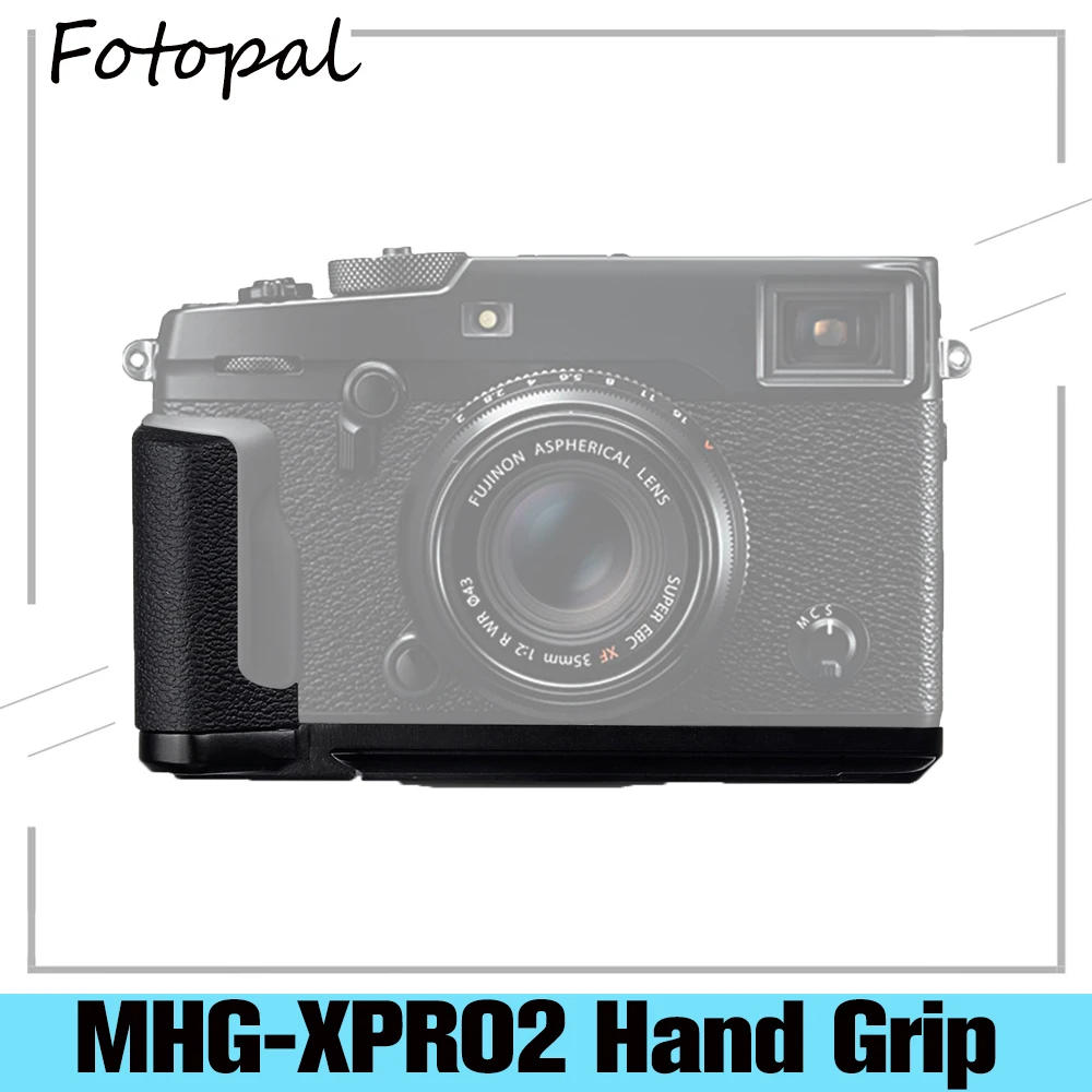 Impugnatura In Metallo Potopal Per Fujifilm Fuji Mhg-Xpro2 Xpro2 Su Treppiede Standard Svizzero Arca