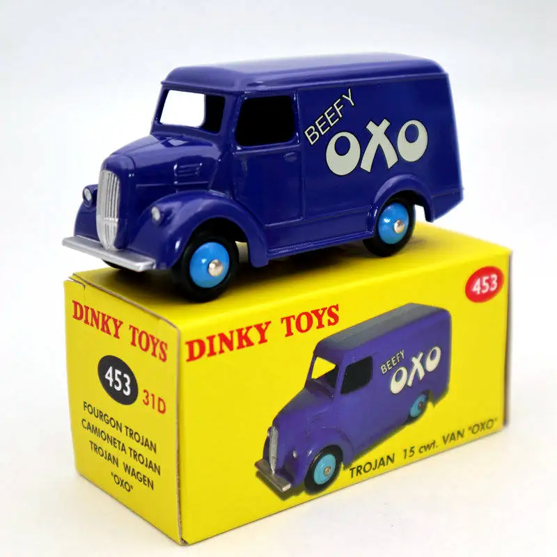 Atlas Dinky Toys 453 Fourgon Trojan 15 Cwt Van Oxo Diecast Models Collezione Auto In Miniatura