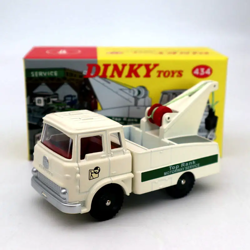 Atlas Dinky Toys 434 Bedford Tk Crash Truck Con Verricello Completamente Operativo Diecast Models Auto Car Gift Collection