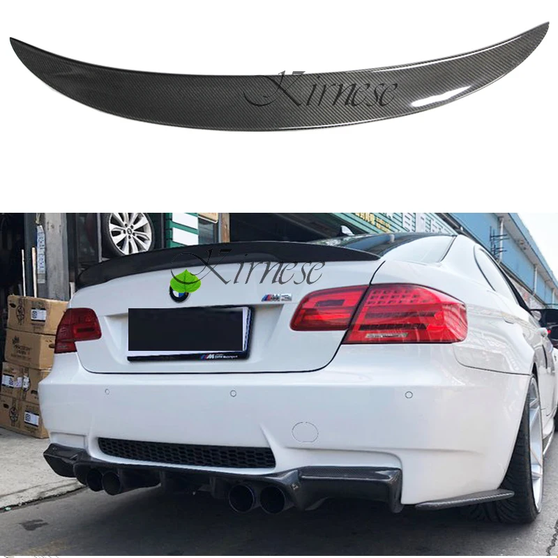 P Style Per Bmw E92 Spoiler 3 Serie 2 Porte E92 M3 E92 Coupe Carbon Spoiler Performance Style 2005 - 2012