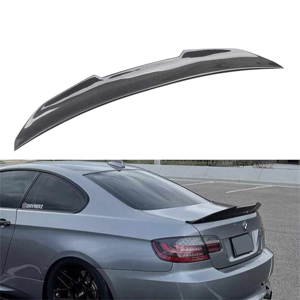 Psm Style In Fibra Di Carbonio Tetto Posteriore Spoiler Tronco Lip Boot Wing Per Bmw E92 Spoiler 2005-2012 Bmw Serie 3 2 Porte E92 M3 E92 Coupe