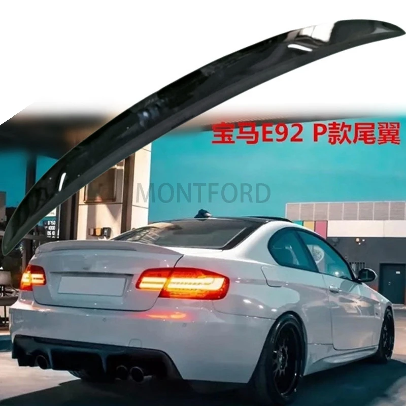 P Style Per Bmw E92 Spoiler 3 Serie 2 Porte E92 M3 E92 Coupe Abs Spoiler Performance Style 2005 - 2012