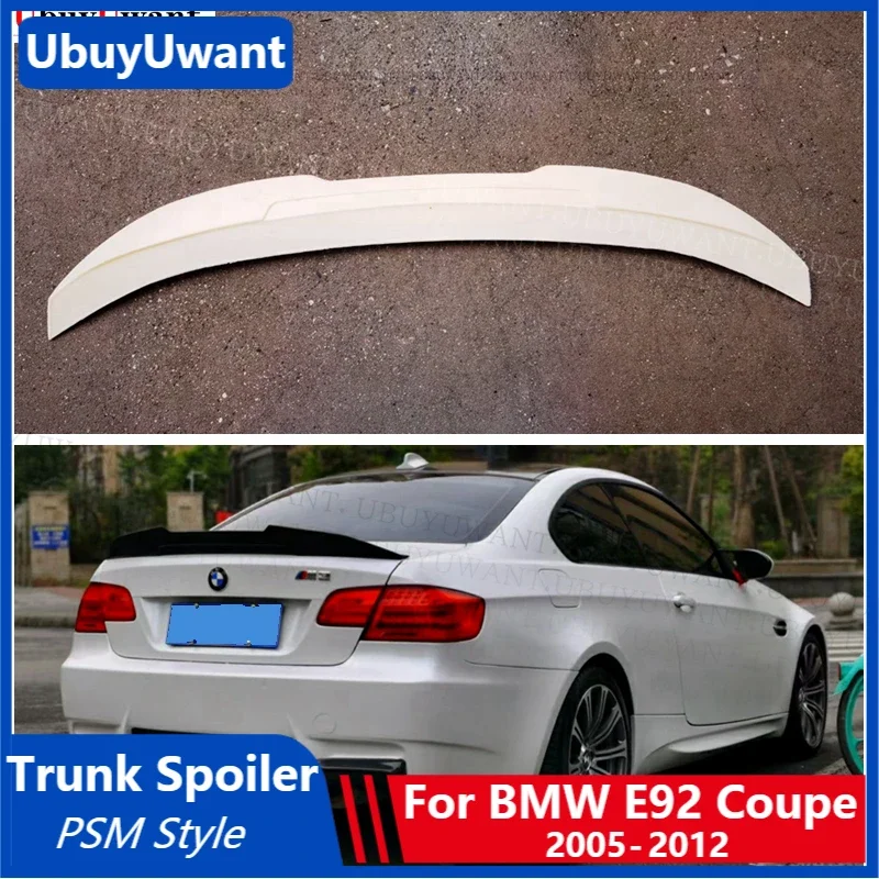 Spoiler Per Bagagliaio Posteriore Stile Psm Per Spoiler Bmw E92 2005 - 2012 In Fibra Di Carbonio Bmw Serie 3 2 Porte E92 M3 E92 Coupé Ala Posteriore