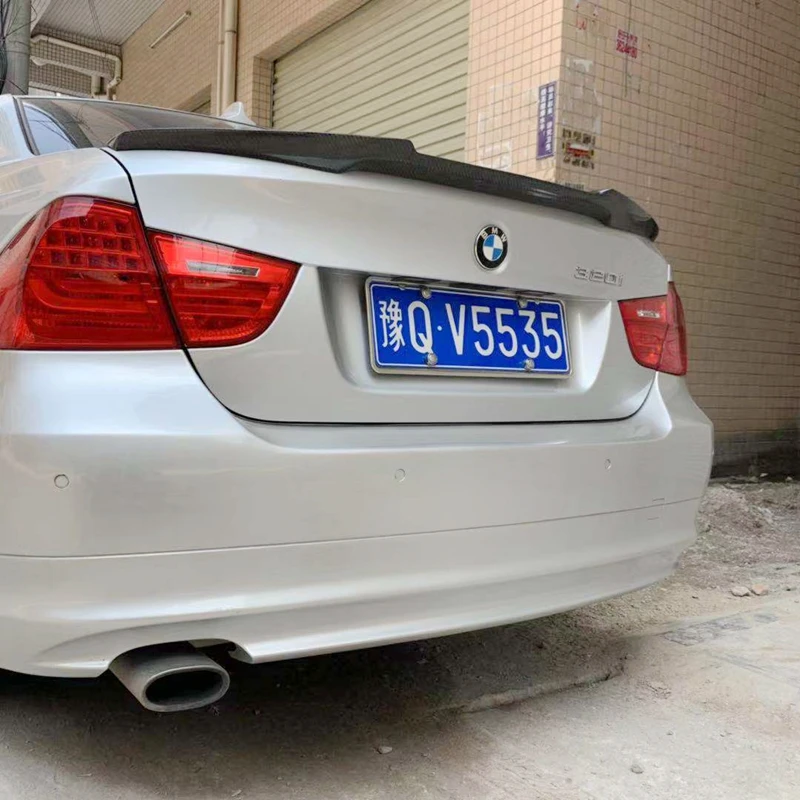 Per Bmw E90 Spoiler E90 & E92 M3 Spoiler Posteriore In Fibra Di Carbonio 318I 320I 325I 330I 2005-2011 E90 Berlina Ala Posteriore
