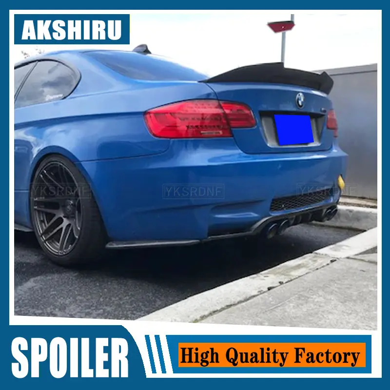 Psm Style Carbon Color Spoiler Sul Tetto Posteriore Tronco Lip Boot Wing Per Bmw E92 Spoiler 2005-2012 Bmw Serie 3 2 Porte E92 M3 E92 Coupe
