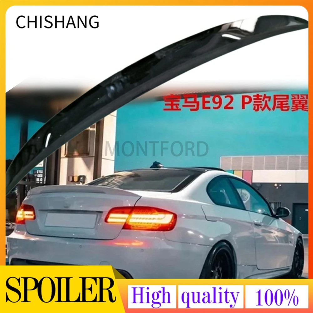 P Style Per Bmw E92 Spoiler 3 Serie 2 Porte E92 M3 E92 Coupe Abs Spoiler Performance Style 2005 - 2012