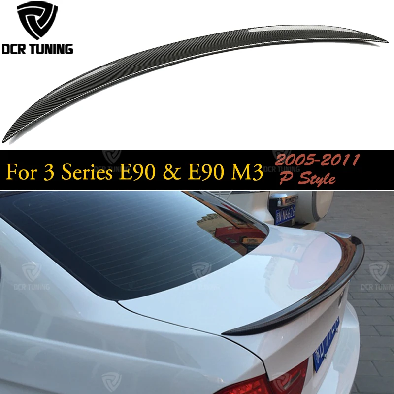 Per Bmw E90 Spoiler E90 M3 Spoiler Posteriore In Fibra Di Carbonio 318I 320I 325I 330I 2005 - 2011 E92 Coupé E93 M3 Spoiler Posteriore