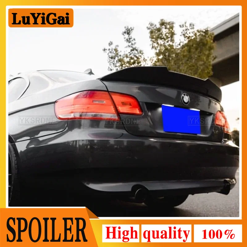 Psm Style In Fibra Di Carbonio Tetto Posteriore Spoiler Tronco Lip Boot Wing Per Bmw E92 Spoiler 2005-2012 Bmw Serie 3 2 Porte E92 M3 E92 Coupe