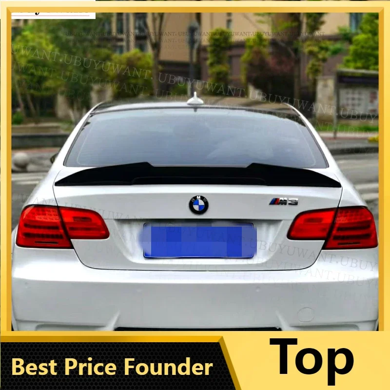 Psm Style In Fibra Di Carbonio Tetto Posteriore Spoiler Tronco Lip Boot Wing Per Bmw E92 Spoiler 2005-2012 Bmw Serie 3 2 Porte E92 M3 E92 Coupe