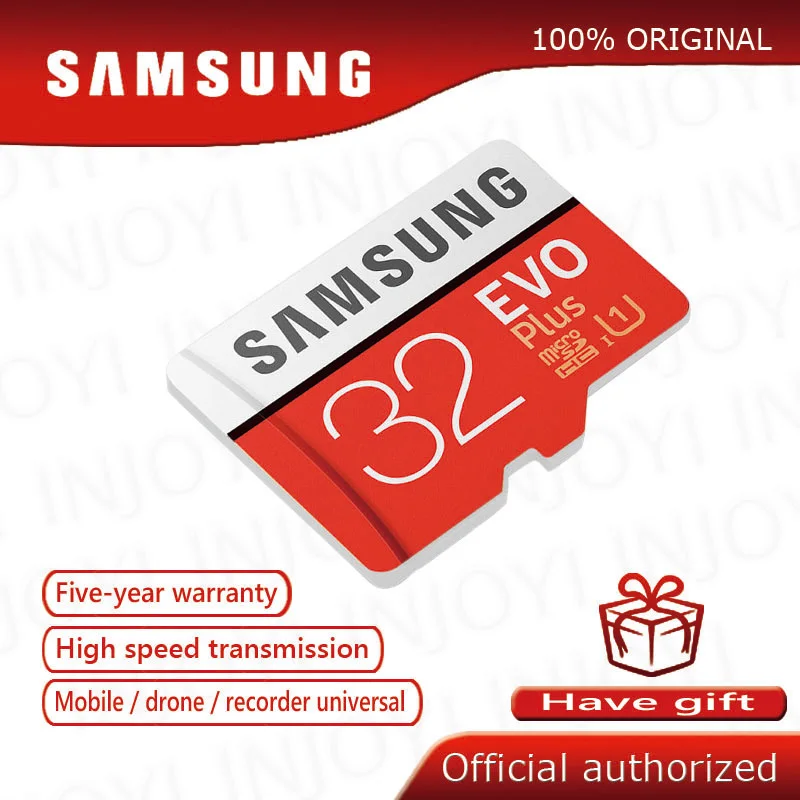 Scheda Micro Sd Originale Samsung Evo Plus 64Gb Class10 128Gb Uhs-1 Scheda Di Memoria Flash 32Gb 16Gb 256Gb Microsd Cartao De Memoria