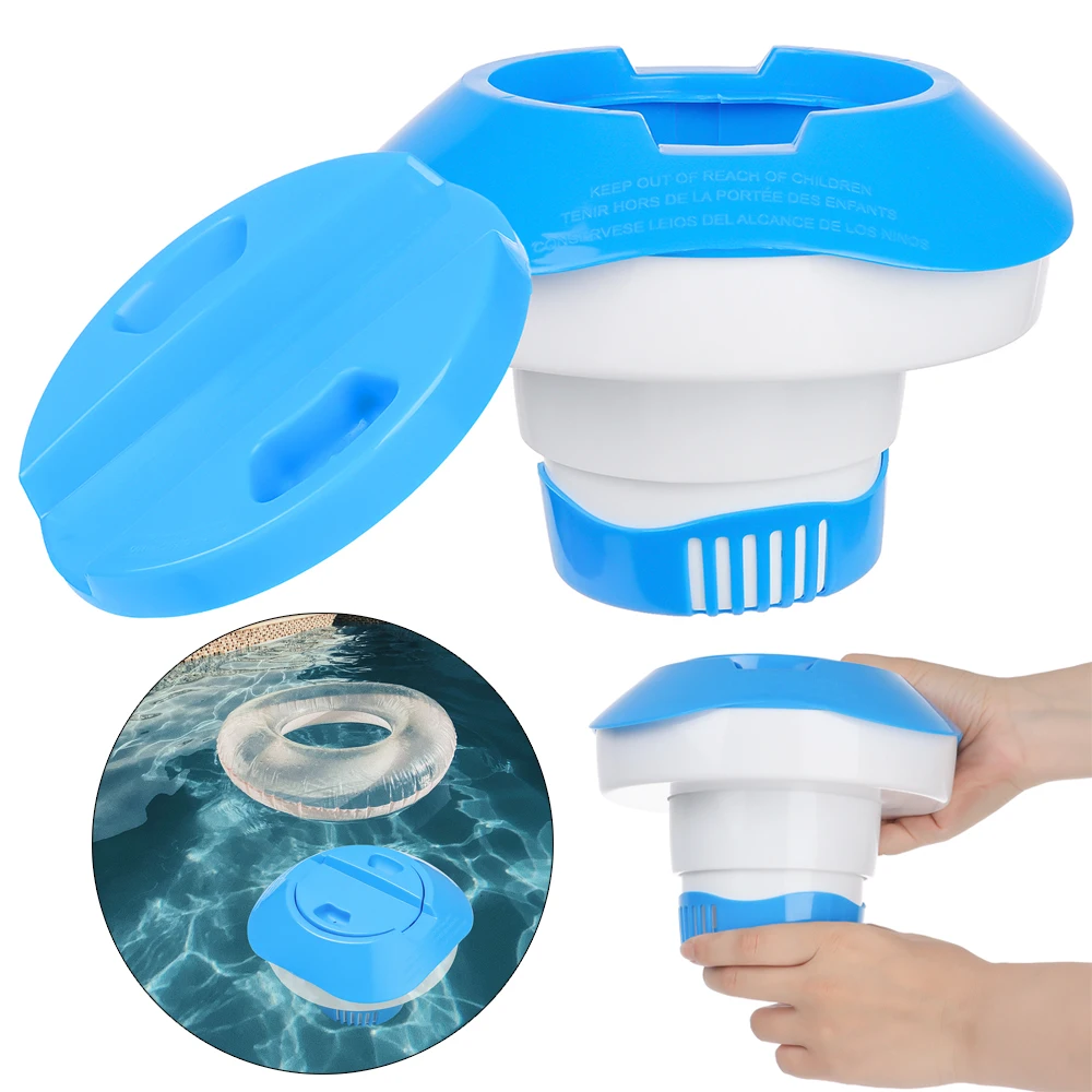Prese D'Aria Ottimali Per Schede Fino A 3 Pollici Cloratore Supporto Per Bromo Distributore Di Cloro Galleggiante Per Piscina Galleggiante Per Cloro