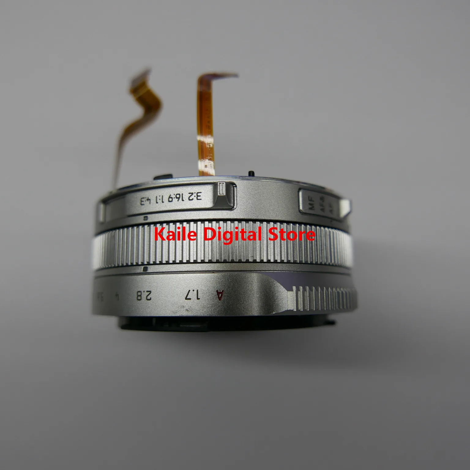 Nuova Parte Di Riparazione Per Leica D-Lux Typ 109 Typ109 Anello Zoom Obiettivo Copertura Anteriore (Argento)