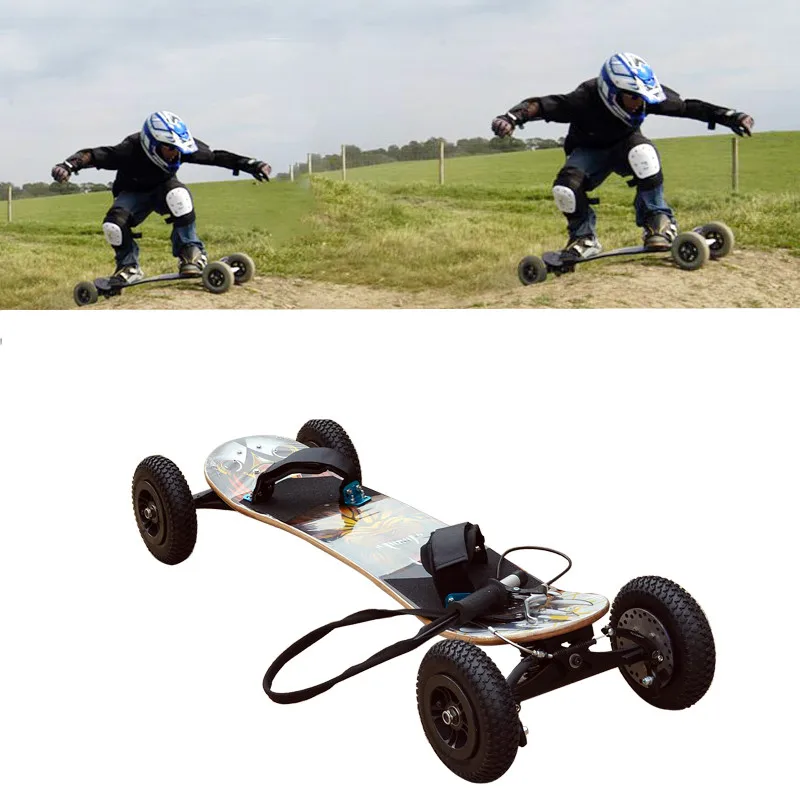 Nuovissimo Down Hill Maple Deck Mountainboard Off Road Grass Boarding Skateboard Dirtboard Mountain Board Trucks Parts