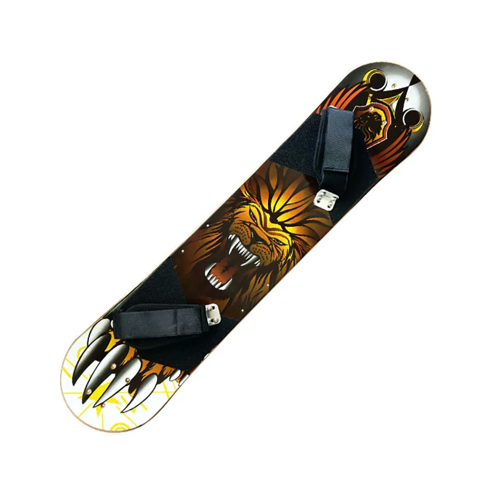 Maytech Maple Deck Board Skateboard Mountainboard 96Cm Lunghezza 22Cm Larghezza Con Foot Strapes