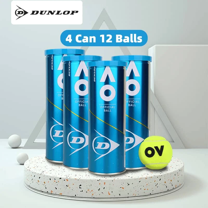 Dunlop Tennis Ball Professional Competition Game Ball Training Pressuretenis Ball Sport Tennis Balls Ao Australian Open Tennis