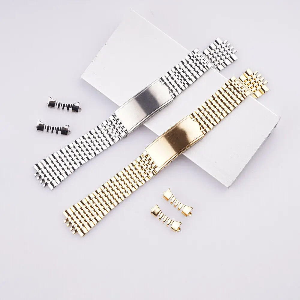 18Mm 19Mm 20Mm Perline Curve Cave Di Cinturino Per Orologio Di Riso Per Orologio Vintage Omega Seamaster