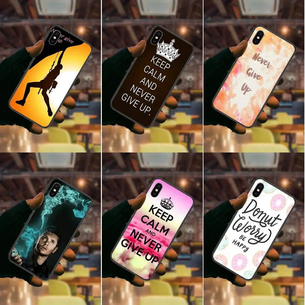 Life Is Sweet Never Give Up Prezzo Per Galaxy Note 20 10 9 8 Ultra Samsung M51 M31 A7 A8 J6 J8 2018 A10S A11 Telefono Protettivo