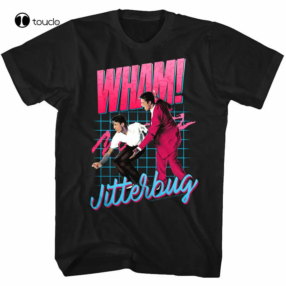 Wham George Michael Jitterbug Album Cover Art Maglietta Da Uomo Pop Music Tour Merch Tee Shirt