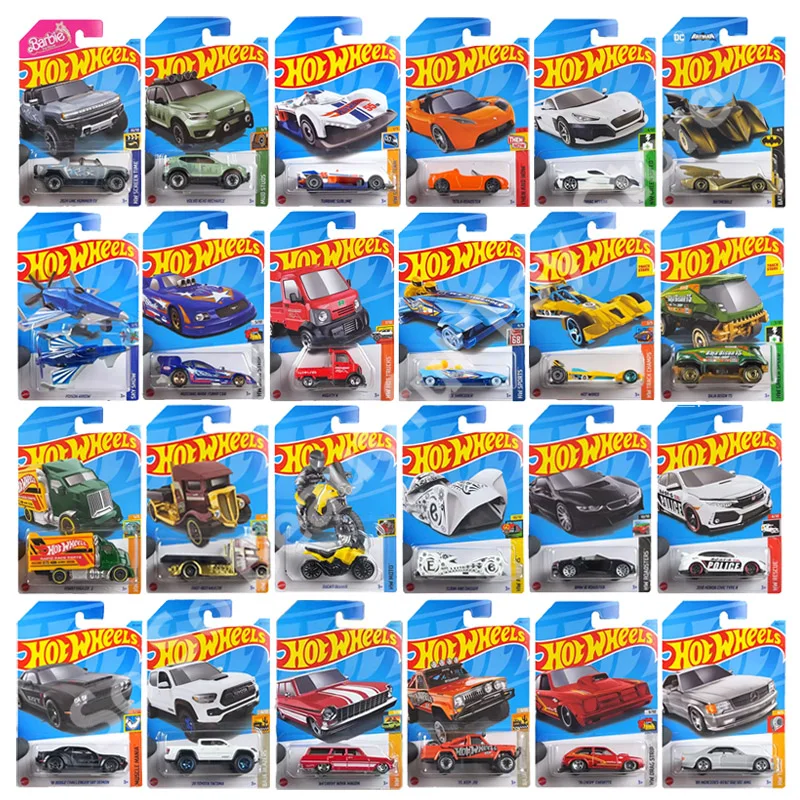 C4982 Hot Wheels 2023M Tesla Roadster Barbie Gmc Hummer Ev Rimac Nevera Volvo Xc40 Ricarica 1:64 Diecast Car Toy