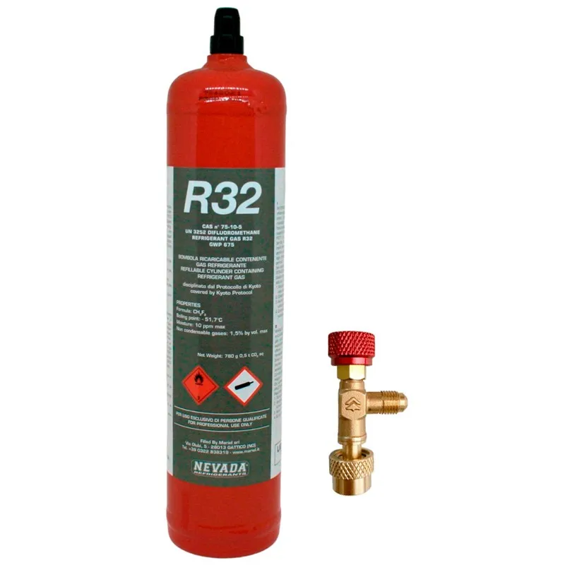 Gas Refrigerante R32 (780G) + Valvola Di Carico