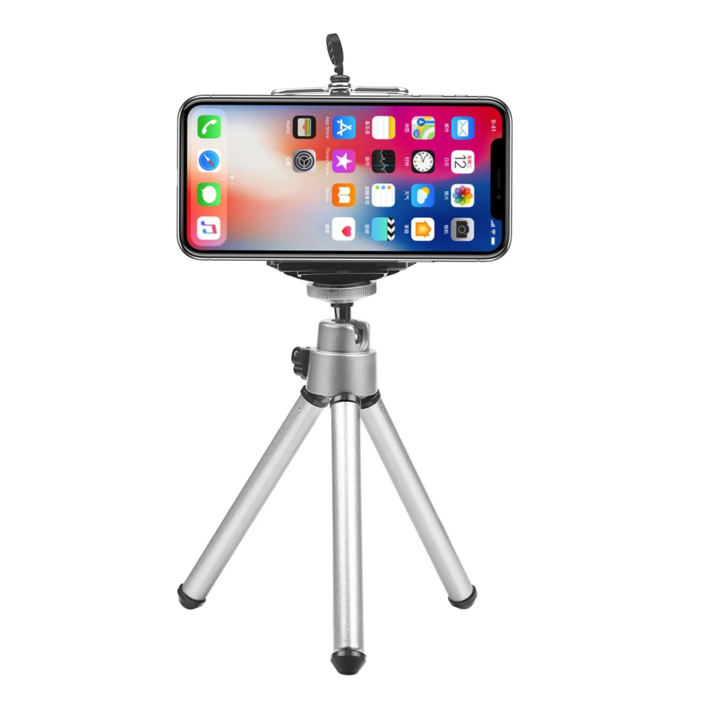 Wholesale Mini Treppiede Flessibile In Alluminio Per Iphone X 8 7 6S Xiaomi Samsung Huawei Supporto Per Treppiede Per Cellulare Sony Per Smartphone Mo
