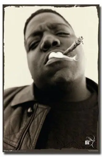 Notorious Big Poster Amazing Shot Smoking Rare Hot New Print Image Photo -Yw0