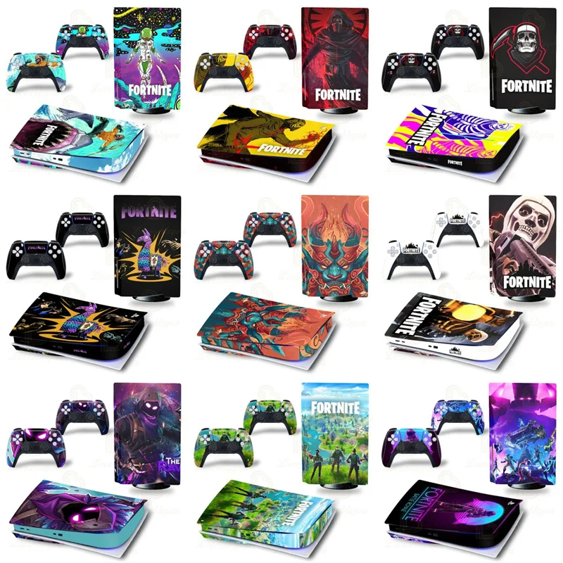 Adesivi Per Console Knight Fortnite Per Sony Ps5 Digital Edition Decalcomanie Per Pelle A Colori Per Tutto Il Corpo Per Controller Playstation 5 Gamep
