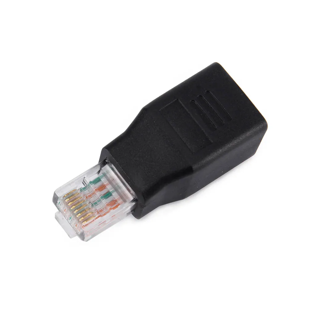 Adattatore Crossover Rj45 M/F Adattatore Cavo Ethernet Incrociato Maschio-Femmina