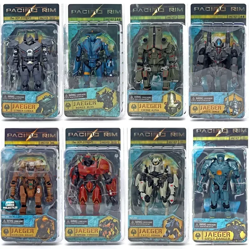 Neca Pacific Rim Mecha Action Figure Toys Horizon Warrior Cherno Alpha Striker Eureka Tacit Ronin Figurine Anime Figuras Model