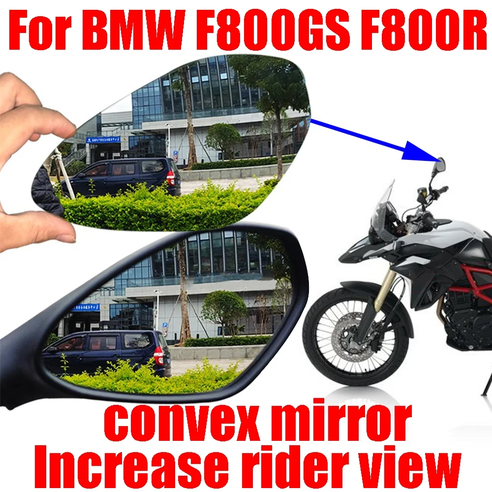 Per Bmw F800Gs F800R F800 F 800 Gs R Gs800 Accessori Specchio Convesso Aumentare Specchietti Retrovisori Specchietto Retrovisore Laterale Vista Vista 
