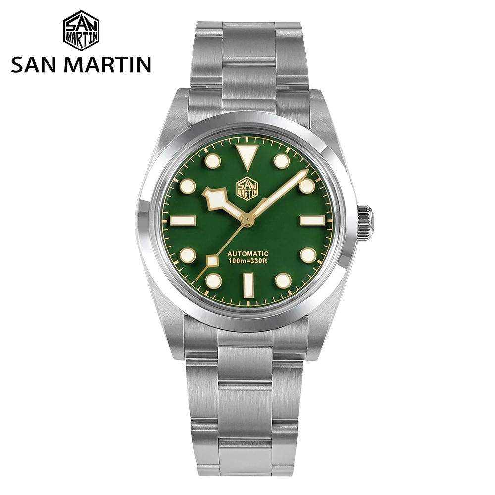 San Martin Vintage 36Mm Bb36 Esplora La Serie Di Arrampicata Orologio Da Uomo Di Lusso Coppie Orologi Sportivi Meccanico Automatico 10Bar Relogio