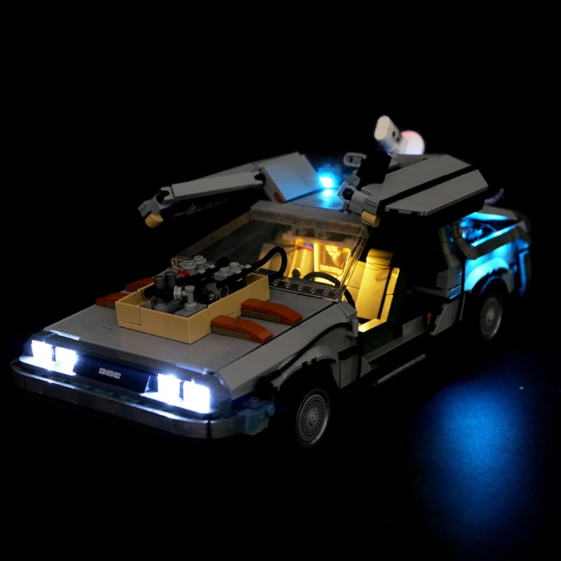 Kit Luci A Led Per Lego 10300 Back To Future Time Machine Building Blocks Giocattolo In Mattoni (Solo Luce A Led, Senza Modello Di Blocchi Per Auto)