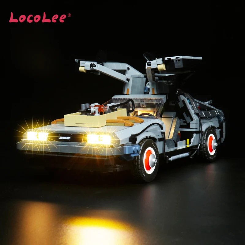 Set Di Luci A Led Per Creator 10300 Back To The Future Time Machine Racing Car Building Blocks Toy Only Lighting Kit Non Model