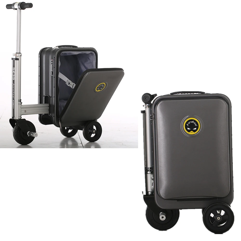 Nero Airwheel Smart Rideable Valigia Scooter Elettrico Telescopico Se3 S