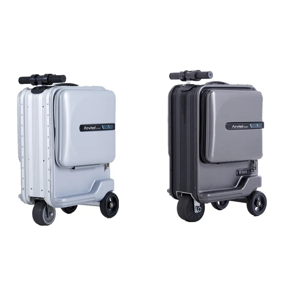 Popolare Nero Bianco Viaggio Pieghevole Valigia Airwheel Con Rimovibile Power Bank Batte Se3Mini