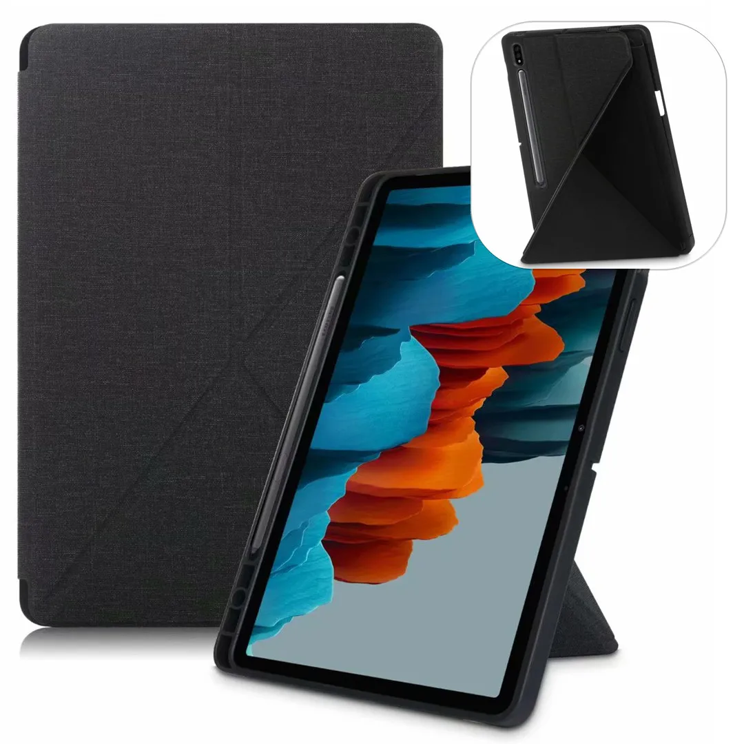 Per Samsung Galaxy Tab S7 Fe S7 S8 Plus Custodia Portamatite Tessuto Supporto Magnetico Smart Cover Per Galaxy Tab S8 Plus S8 5G Custodia