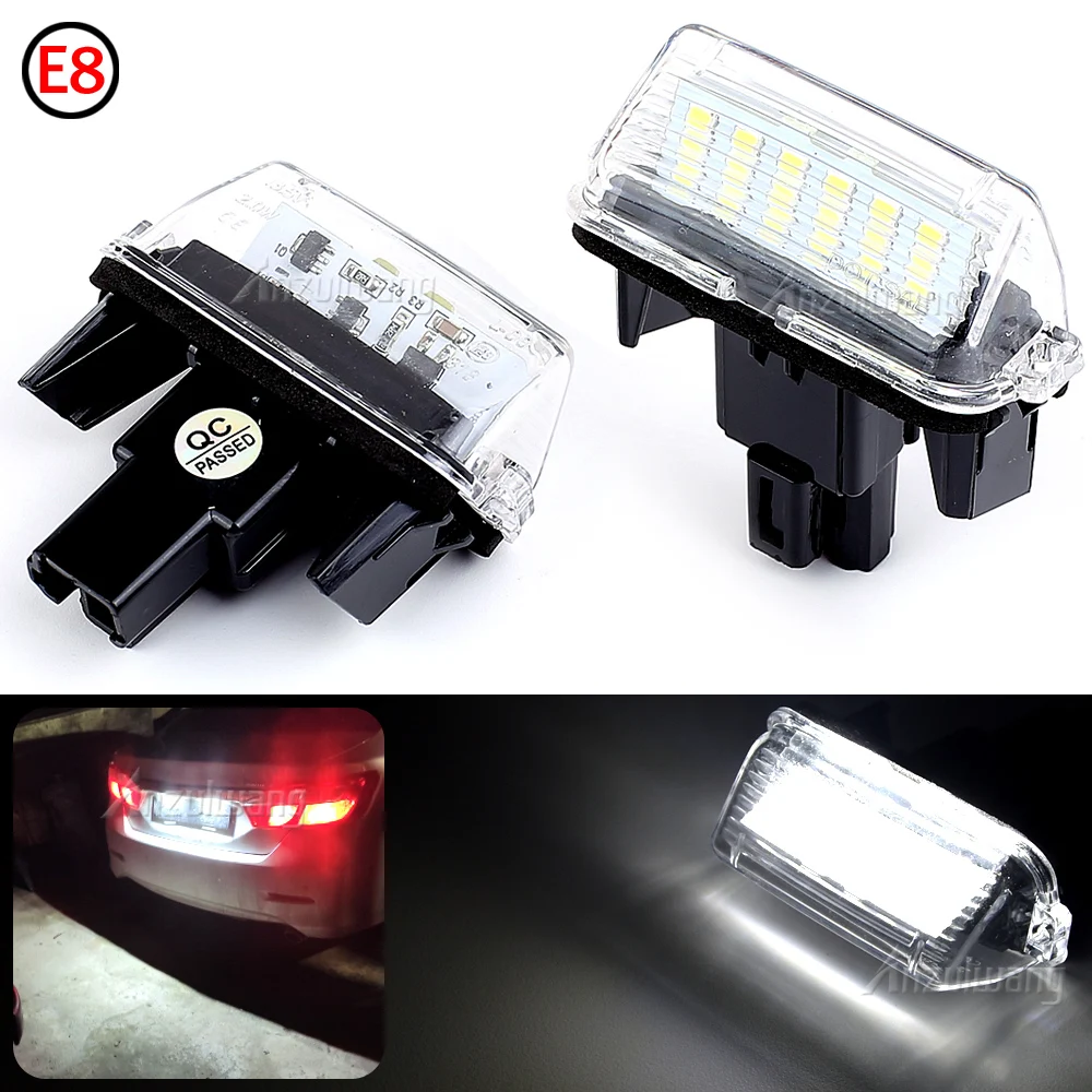 2Pcs Led Targa Lampade Per Toyota Auris E1 Auris E18 Avalon Camry Hybrid Highlander Prius C Voxy Yaris