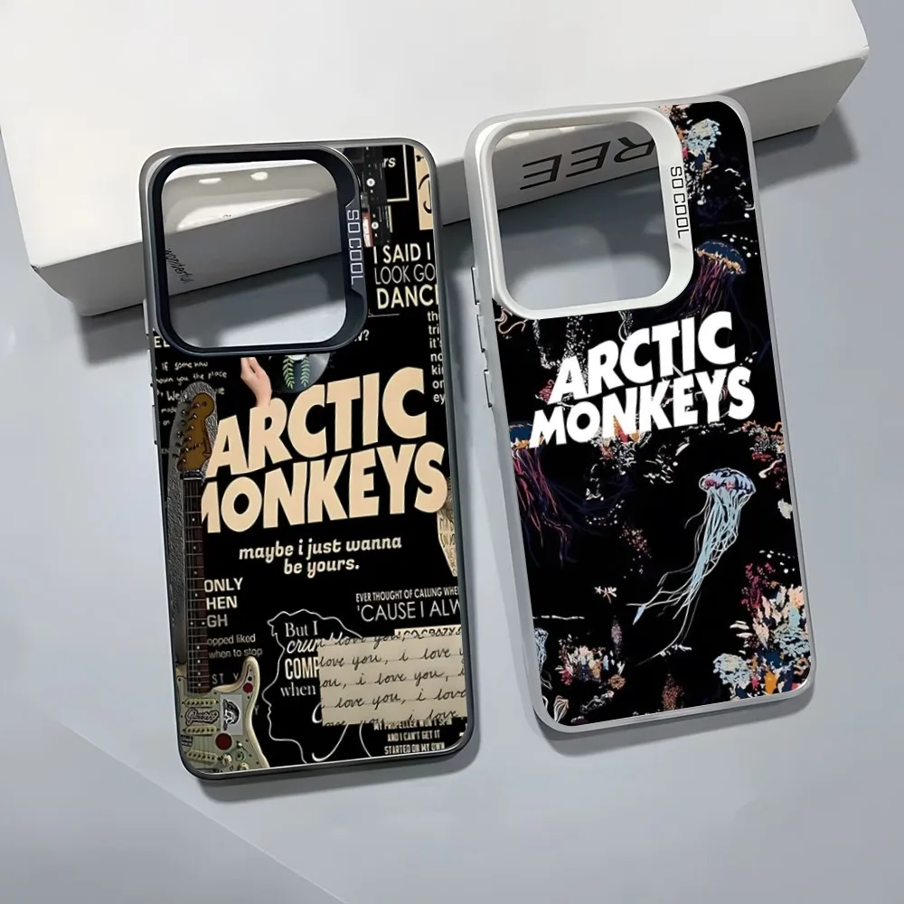 Custodia Per Telefono Con Offerta Speciale Per Scimmie Artiche Custodia Per Telefono In Argento Colorato Di Marca Per Samsung A14 34 53 54 S 20 21 22 