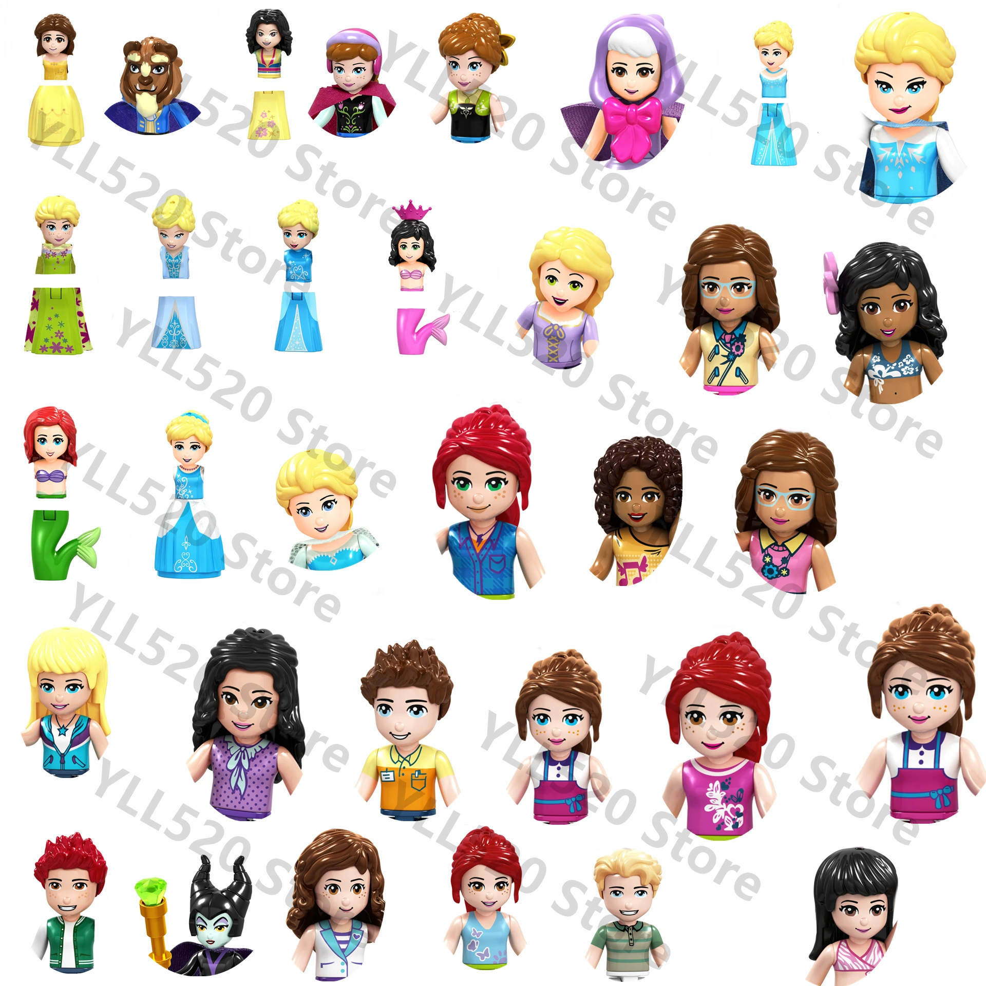 Girls Friend Building Block Brick Toy Mini Doll Action Figure Olivia Andrea Kate Kate Emma Nicole Mia Stella Gift