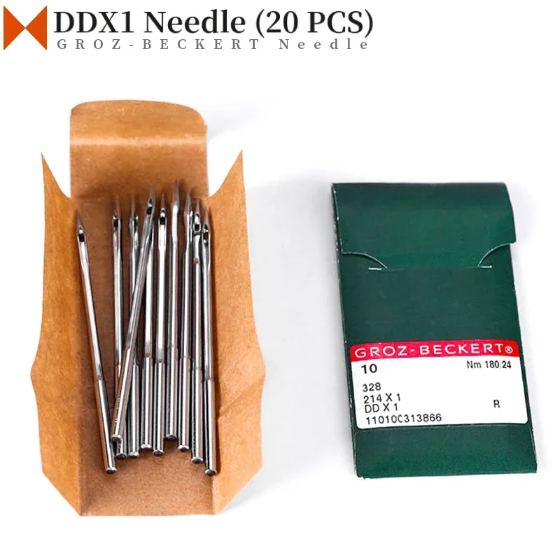 20 Pz Ddx1 Groz-Beckert Aghi Per Heavy Duty Walking Foot Macchina Da Cucire 328 328R 214X1 Fit Singer 45K Consew 756R, Sk-2R