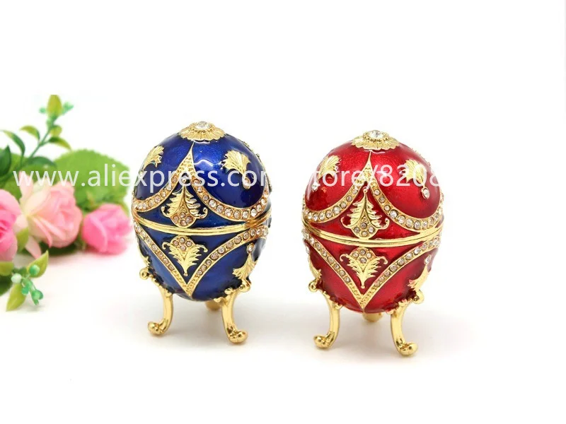 Scatola Portagioie Regalo Uovo Scatola Portagioie Uovo Elegante Scatola Portagioie Uovo Russo Scatola Portagioie Uovo Fiore 1 Pz