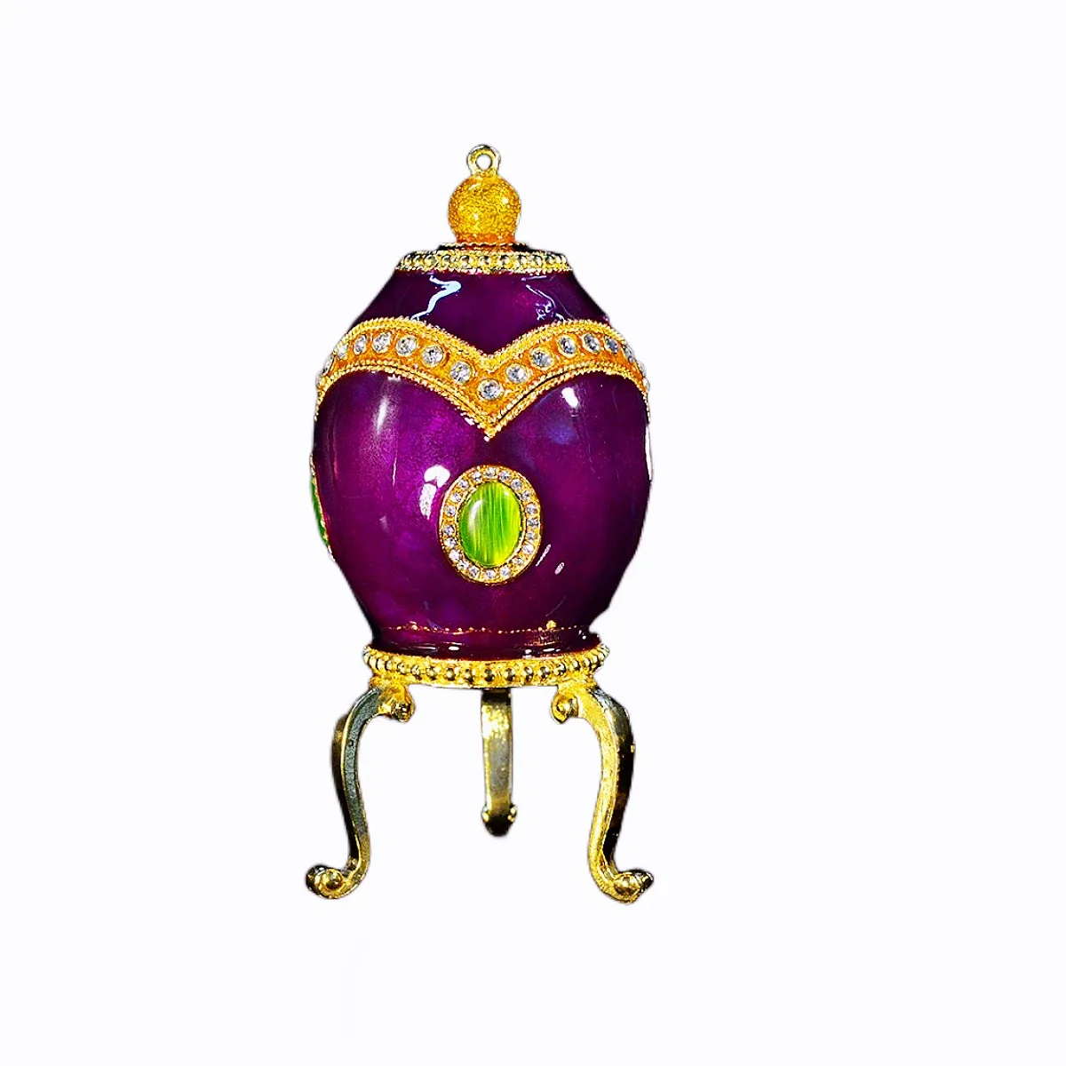 Qifu Nuovo Arriva Uovo Viola Faberge Per Regalo
