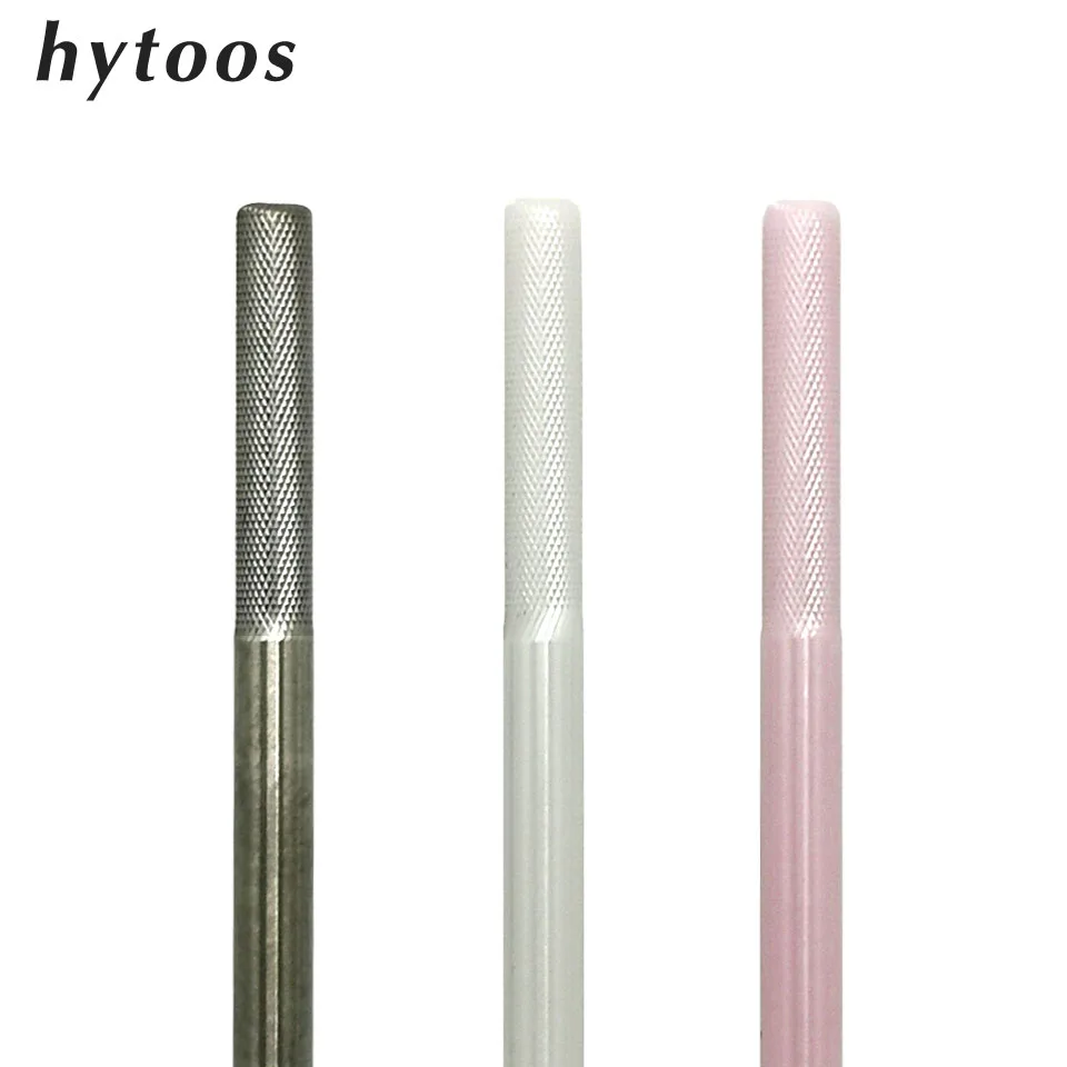 Hytoos 4Xf Nail Buffer Bit 3/32 "Carburo Nail Drill Bits Milling Cutter Per Manicure Trapano Elettrico Accessori Strumento Di Lucidatura