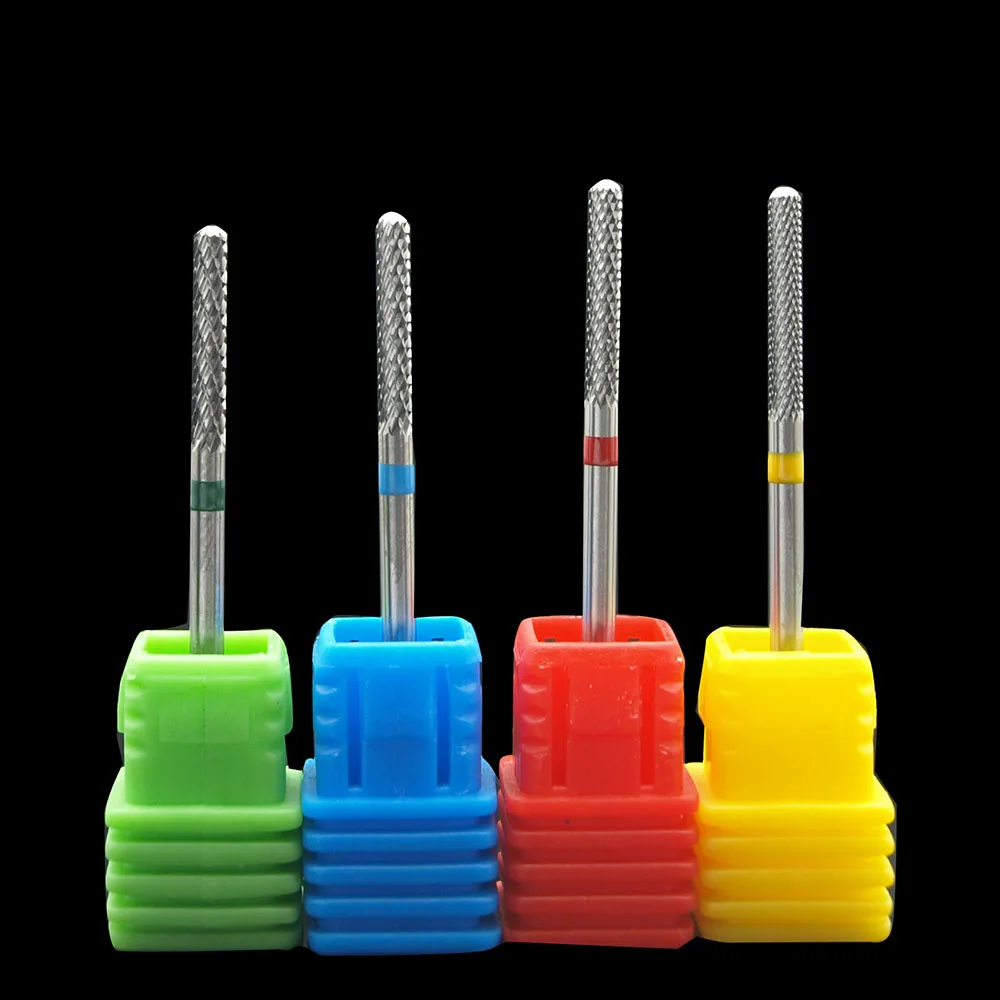 Easynail ~ 3/32 ''Lima Di Chiodo Di Chiodo In Acciaio Al Tungsteno Punta Del Trapano Ugello Di Carburo Di Gel Di Rimozione Del Chiodo Cleaner Millings