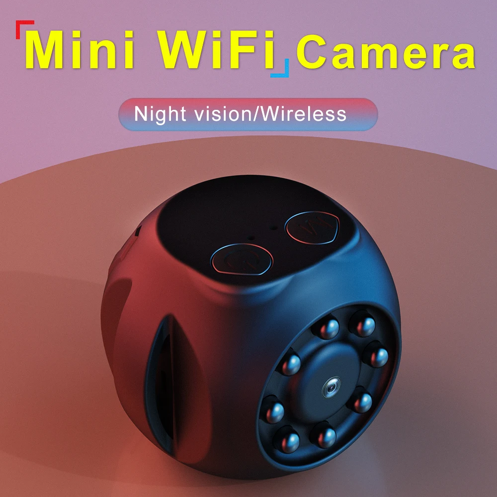 2022 Wk10 Wifi Mini Fotocamera Corpo Piccola Micro Videocamera Pocket Cam Visione Notturna Dvr Microcamera Minicamera Recorder