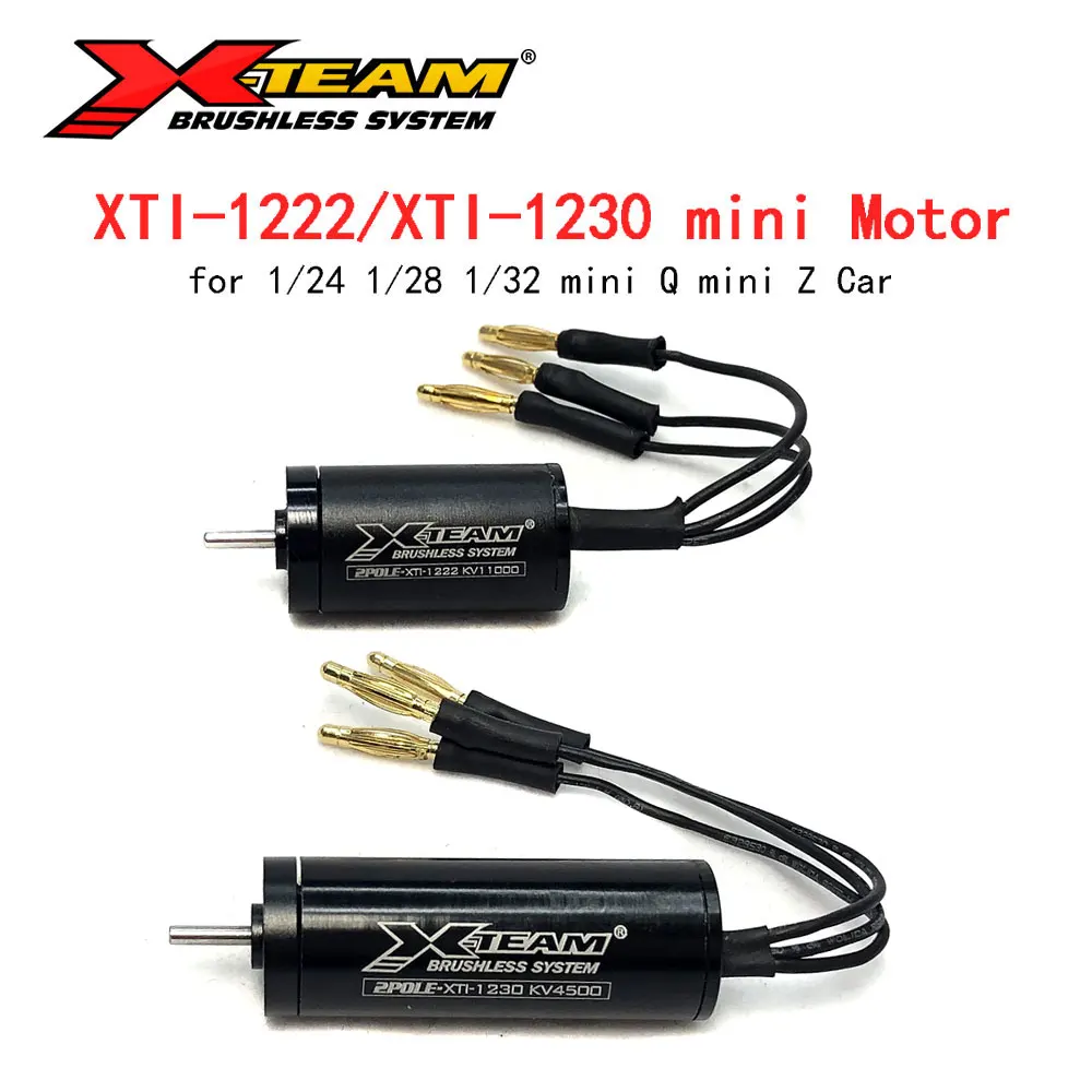 X-Team 1222 1230 4500Kv 11000Kv Mini Motore Brushless 18A Esc Per Kyosho Tamiya Traxxas Mini-Z Mini-Q 1/24 1/26 1/32 1/36 Auto Rc