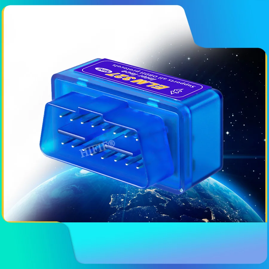 Mini Elm327 Bluetooth 2.0 Interface V2.1 Obd2 Obd 2 Strumento Diagnostico Automatico Elm 327 Funziona Su Android Torque/Pc V 2.1 Bt Adapter