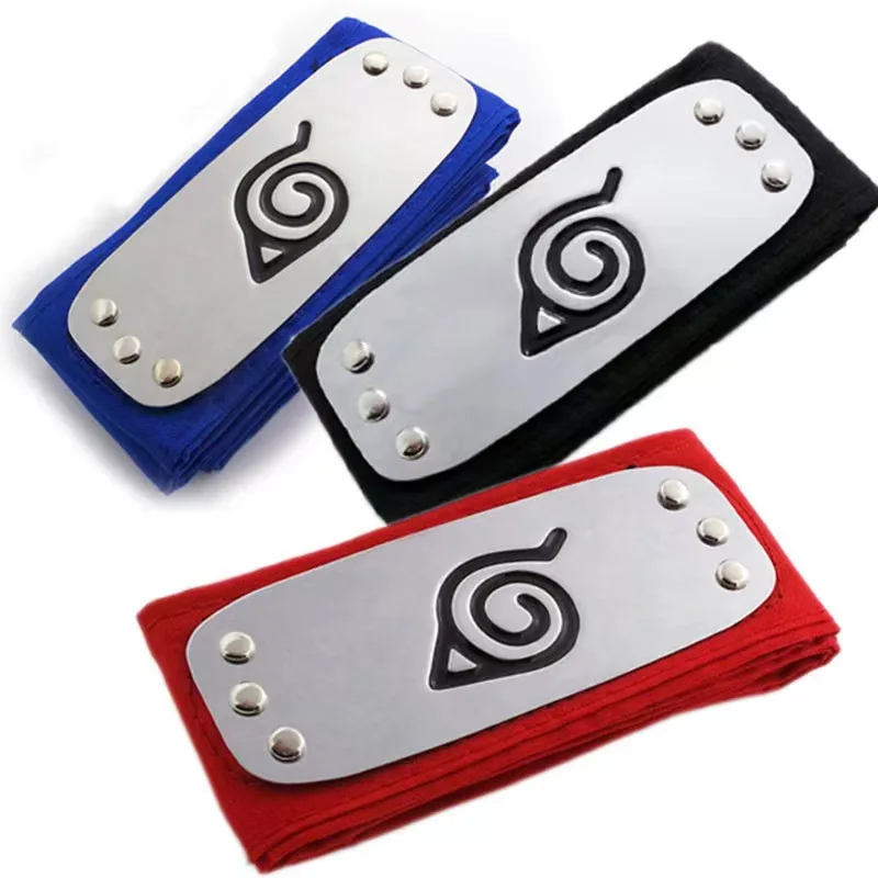 Naruto Anime Surround Cosplay Puntelli Muye Village Protector Rebel Endurance Headband Action Figures Uchiha Itachi Headband Toy